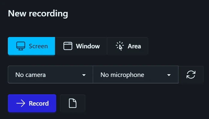 The Rapidemo recorder