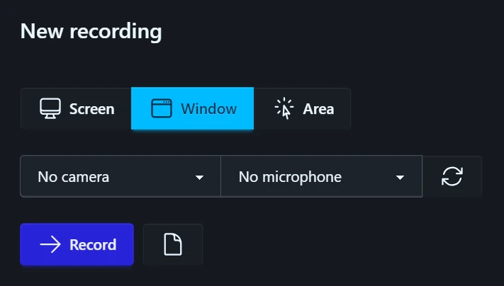 The Rapidemo recorder